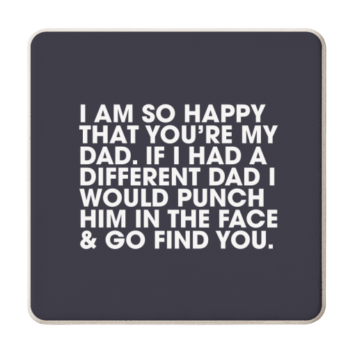 Punch - personalised beer coaster by Pink and Pip