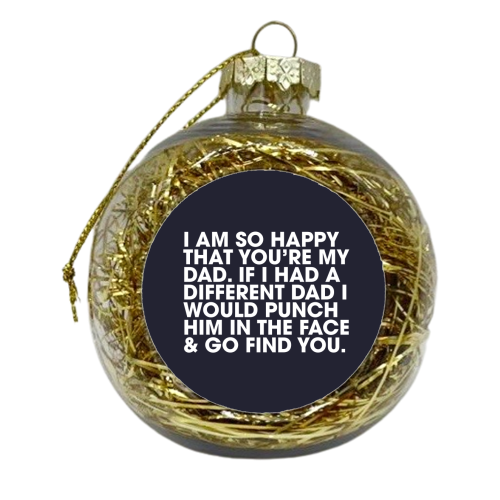 Punch - xmas bauble by Pink and Pip