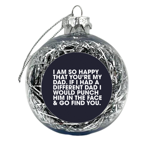 Punch - xmas bauble by Pink and Pip