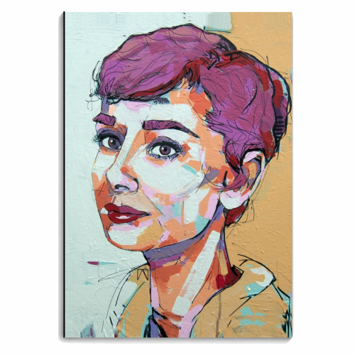 Punk Audrey - personalised A4, A5, A6 notebook by Laura Selevos