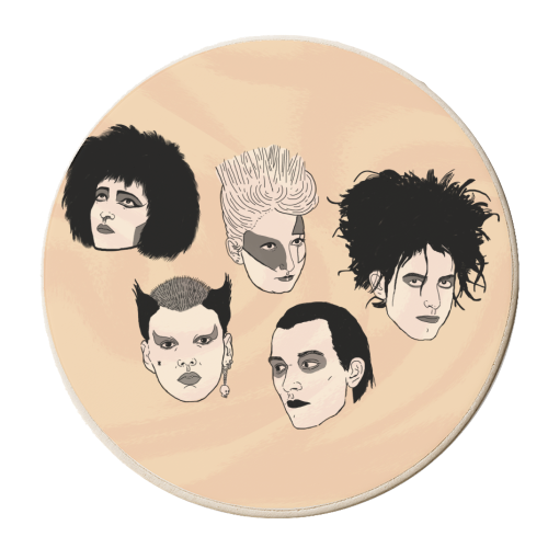 Punk Icons - personalised beer coaster by The Queer Store