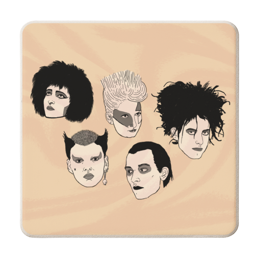 Punk Icons - personalised beer coaster by The Queer Store