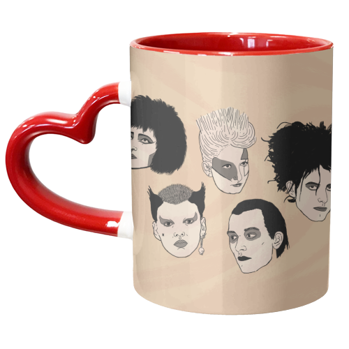 Punk Icons - unique mug by The Queer Store
