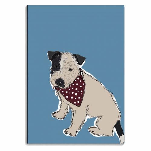 Puppy dogs - personalised A4, A5, A6 notebook by Charlotte Wood