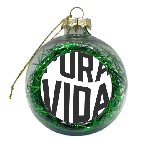 Pura Vida Warped - xmas bauble by Matthew Cheetham