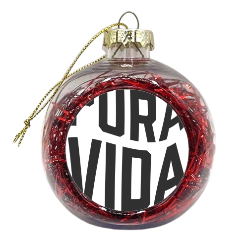 Pura Vida Warped - xmas bauble by Matthew Cheetham