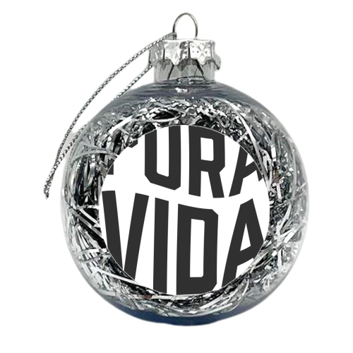 Pura Vida Warped - xmas bauble by Matthew Cheetham