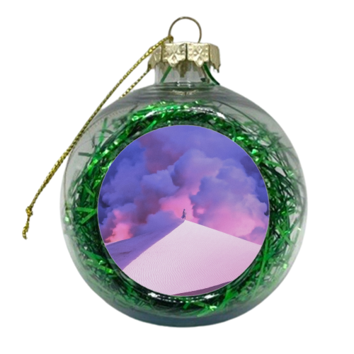 Purple Desert - xmas bauble by taudalpoi