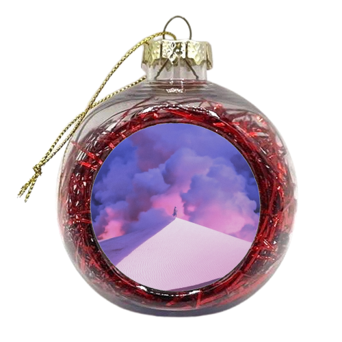 Purple Desert - xmas bauble by taudalpoi