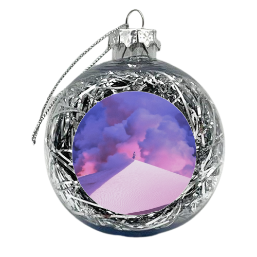 Purple Desert - xmas bauble by taudalpoi