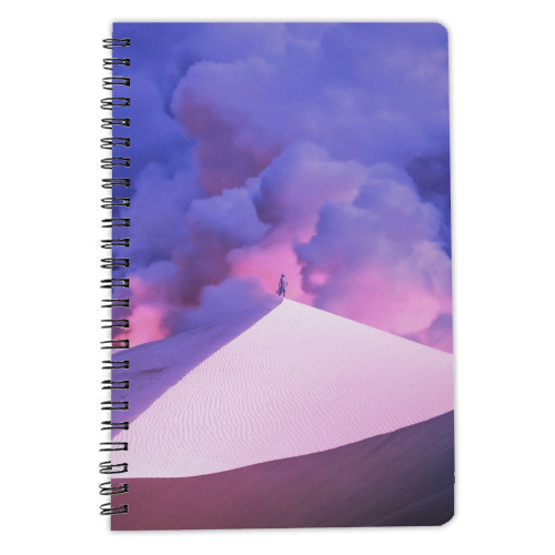 Purple Desert - personalised A4, A5, A6 notebook by taudalpoi