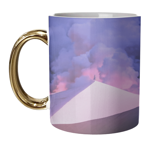 Purple Desert - unique mug by taudalpoi