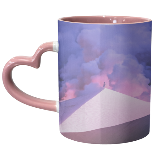 Purple Desert - unique mug by taudalpoi