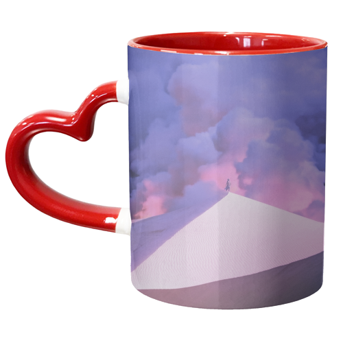 Purple Desert - unique mug by taudalpoi