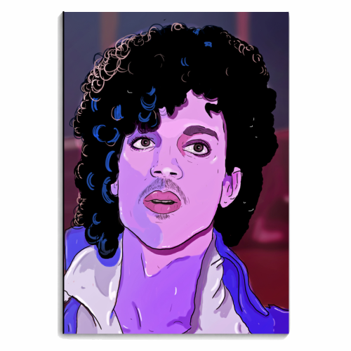 Purple Rain Prince - personalised A4, A5, A6 notebook by The Queer Store