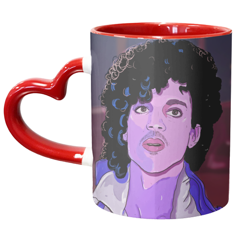 Purple Rain Prince - unique mug by The Queer Store
