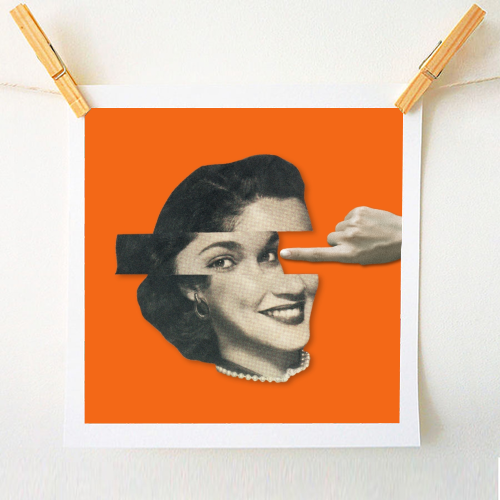 Pushy - A1 - A4 art print by OhMC! Designs