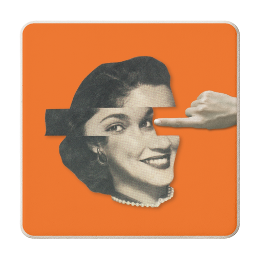 Pushy - personalised beer coaster by OhMC! Designs