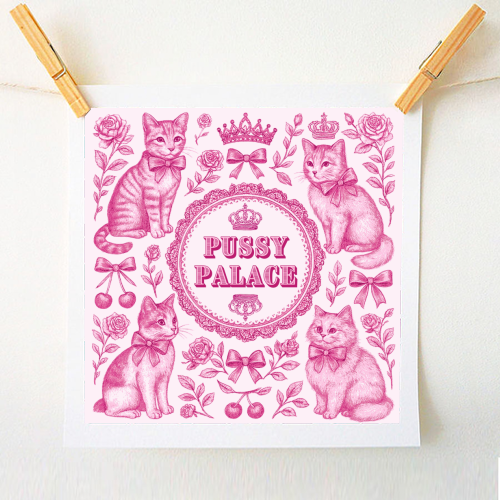 Pussy Palace - A1 - A4 art print by Lilly Rose