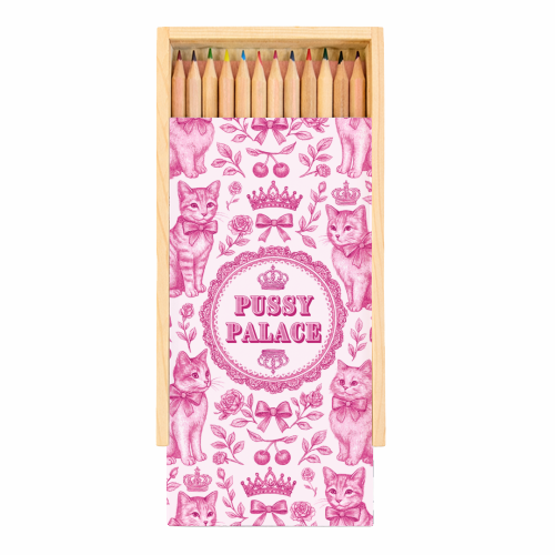 Pussy Palace - Coloured Pencils with Box by Lilly Rose