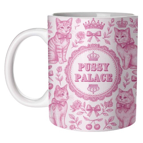 Pussy Palace - unique mug by Lilly Rose