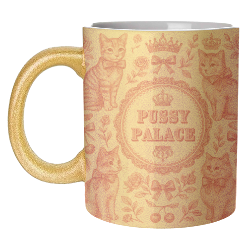 Pussy Palace - unique mug by Lilly Rose