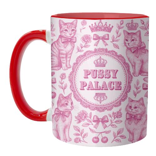 Pussy Palace - unique mug by Lilly Rose