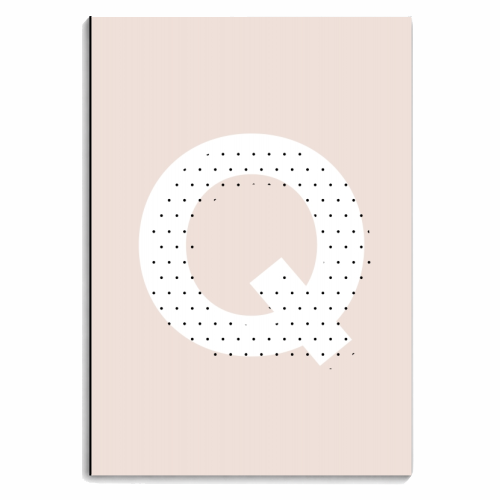 Q Polka Dot Initial - personalised A4, A5, A6 notebook by Toni Scott