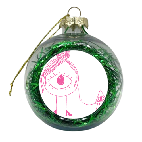 QT + QT - xmas bauble by Lauren McNab