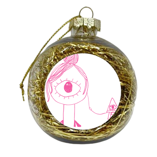 QT + QT - xmas bauble by Lauren McNab
