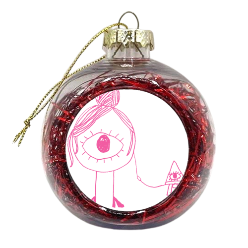QT + QT - xmas bauble by Lauren McNab
