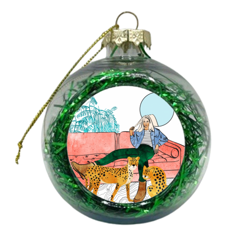 Quality Time - xmas bauble by Uma Prabhakar Gokhale