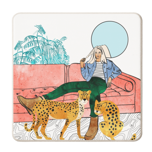 Quality Time - personalised beer coaster by Uma Prabhakar Gokhale