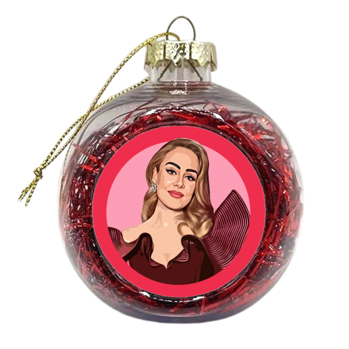 QUEEN ADELE - xmas bauble by DOLLY WOLFE