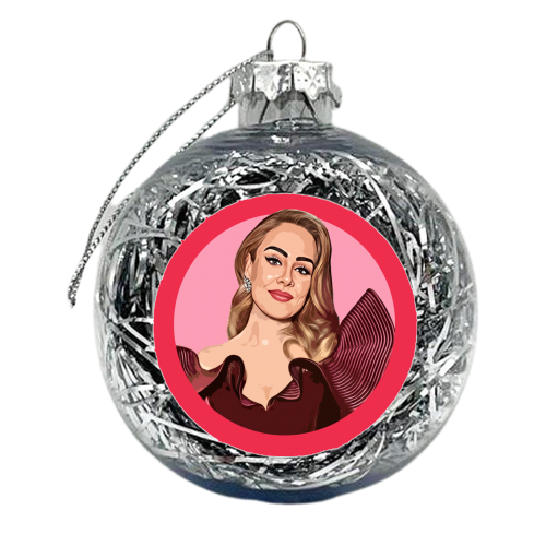 QUEEN ADELE - xmas bauble by DOLLY WOLFE