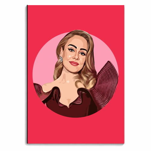 QUEEN ADELE - personalised A4, A5, A6 notebook by DOLLY WOLFE