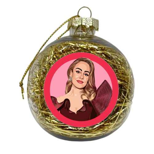 QUEEN ADELE - xmas bauble by DOLLY WOLFE