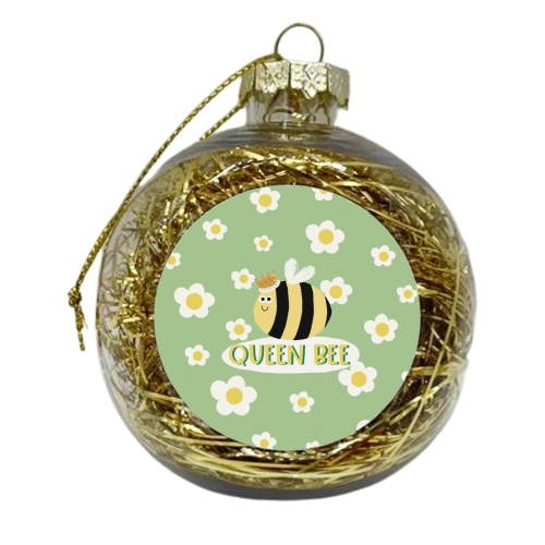 Queen Bee - xmas bauble by Giddy Kipper