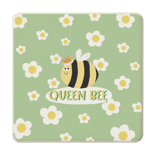 Queen Bee - personalised beer coaster by Giddy Kipper