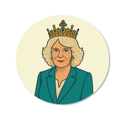 Queen Camilla - Magnet by Ms Doodle