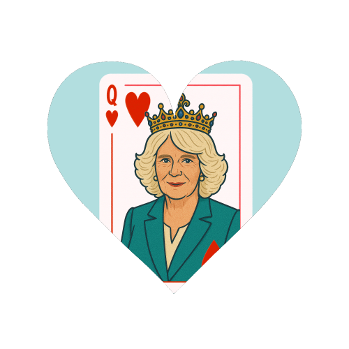 Queen Camilla of Hearts - Magnet by Ms Doodle
