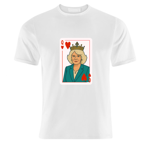 Queen Camilla of Hearts - unique t shirt by Ms Doodle