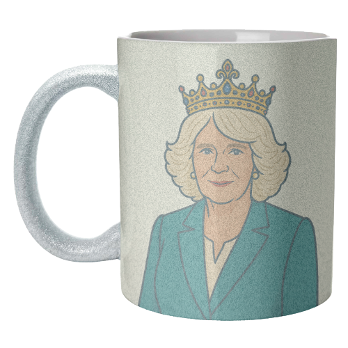 Queen Camilla - unique mug by Ms Doodle