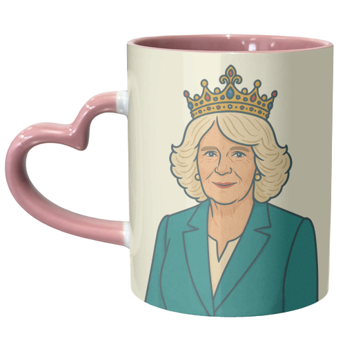 Queen Camilla - unique mug by Ms Doodle