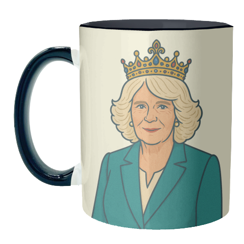 Queen Camilla - unique mug by Ms Doodle