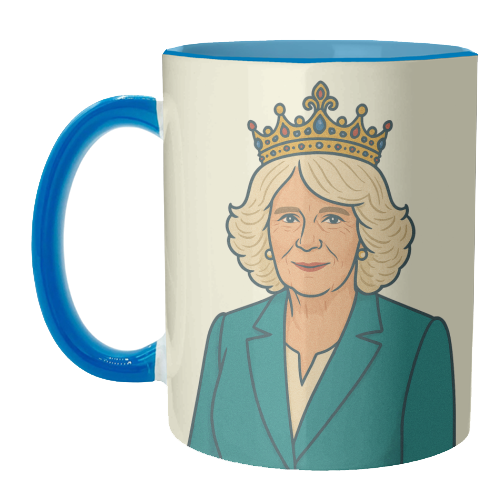 Queen Camilla - unique mug by Ms Doodle