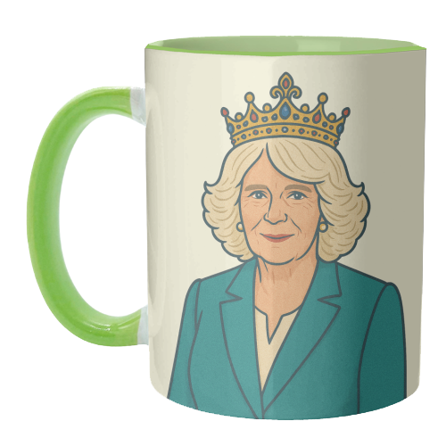Queen Camilla - unique mug by Ms Doodle