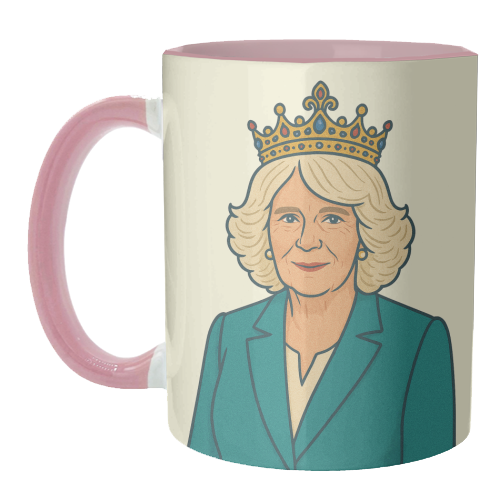 Queen Camilla - unique mug by Ms Doodle