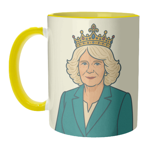 Queen Camilla - unique mug by Ms Doodle