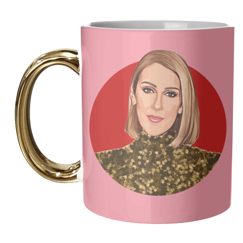 QUEEN CELINE - unique mug by DOLLY WOLFE